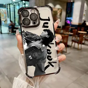 Hot Kpop Jungkook Phone Case Suitable for iPhone 17 16e 16 15 14 13 12 11 Mini Pro Max Air X XR XSMAX 8 7 Plus Anti Fall Transparent Soft Back Cover