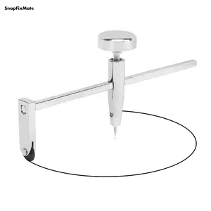 Snapfixmate Drywall Circle Cutter, Adjustable Circle Cutter Stainless Steel Drywall Cutting Tool Replaceable Cutting Blade, for Cutting Clean Circles in Dry Wall Material