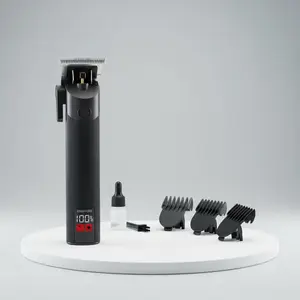 KOMINGDON Professional Unisex Trimmer/Hair Clipper (supports 0 mm bald head shaving) — Professional salon-grade hair clipper — Metal body, digital display, USB charging — Cordless operation — A great gift for people with facial hair, short hair, or a bald