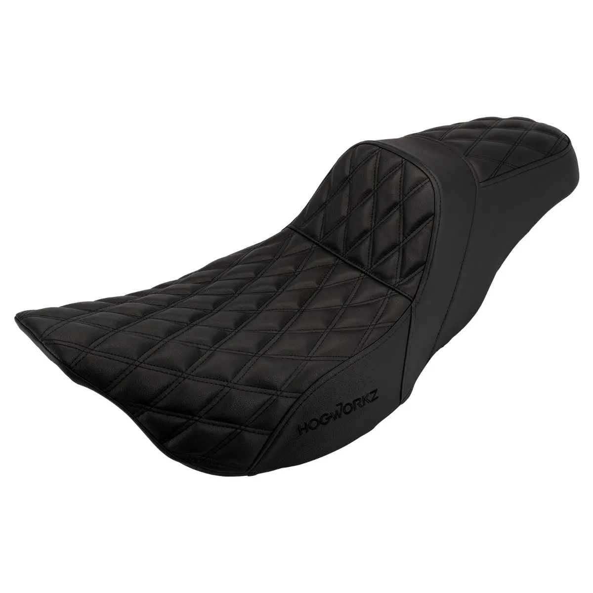 Rise Up Seat for Harley® Touring '08-'25 (Diamond / Black Stitch)