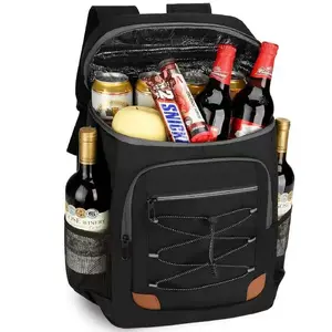 Unisex Large Waterproof Insulated Cooler Backpack, Leak-proof Cooler Backpack for Camping, Beach, Fishing, Picnic, Travel, Outdoors, 32 Liters, 36 Cans Thermal Bag