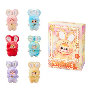 Bunny Plush Blind Box, 1pc Plush Figure Toy, 1 of 7 Possible Styles, Loveliness Never Ends Series Keychain & Bag Charm Gift