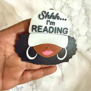 Shhh I’m Reading Telescopic Kindle Grip – Unique Adjustable E-Reader Holder