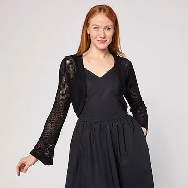 Tower Hill by Christie Brinkley Crochet Knit Bolero