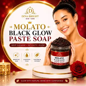 MOLATO BLACK GLOW PASTE SOAP.
