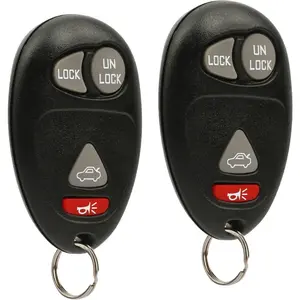 Key Fob Keyless Entry Remote For Buick Century, Regal, Rendezvous / For Oldsmobile Intrigue / For Pontiac Aztek, Grand Prix (2001-2007) (L2C0007T), Set of 2