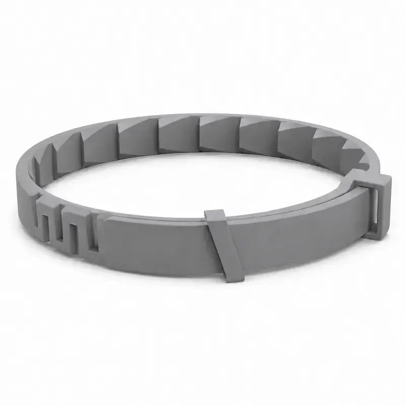 Dog Mosquito Repellent Collar for Small Dogs, Adjustable Lightweight Pet Collar, Flexible Comfortable Daily Wear Neck Band for Puppies, Easy-Fit Outdoor Walking Collar for Yard, Park, Camping & Travel, Gray