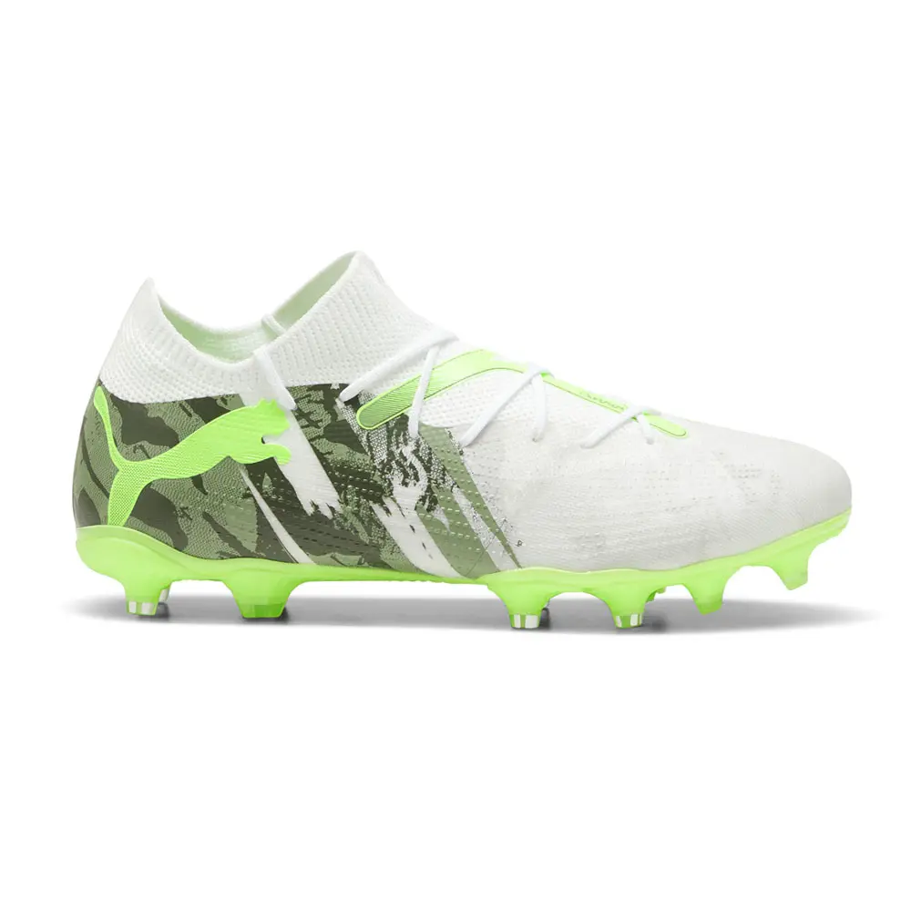 PUMA Mens Future 7 Match Camo Soccer Cleats  - Green, White