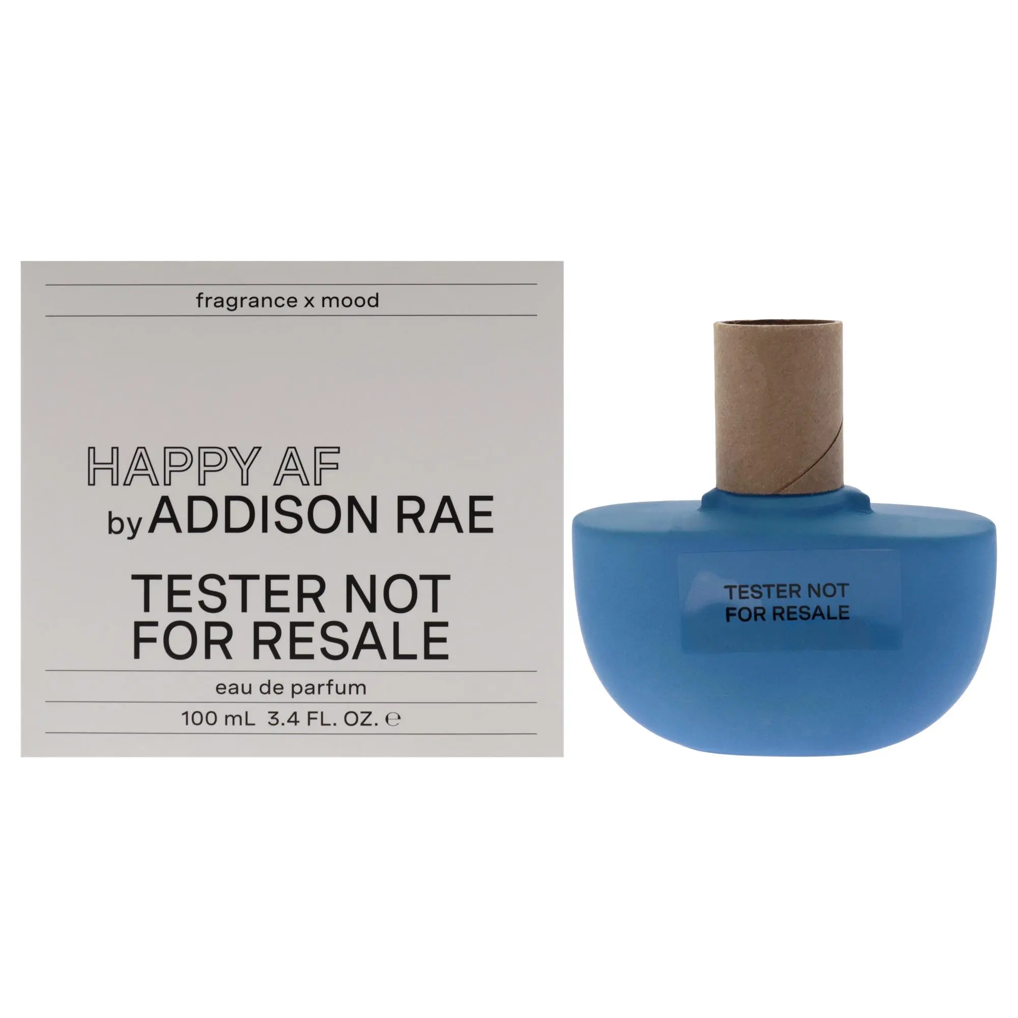 Addison Rae Happy AF Women's Fresh EDP Fragrance - 3.4 fl oz Spray-On Bottle, Fragrance x Mood, Tester Not for Resale