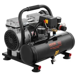 VEVOR Air Compressor Compact Portable Oil Free Compressor 1 Gallon 90PSI