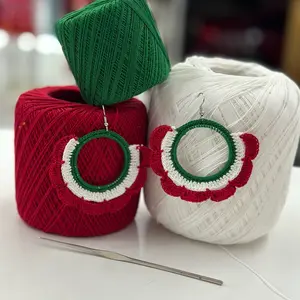 Tricolor Beautiful Handmade Earrings