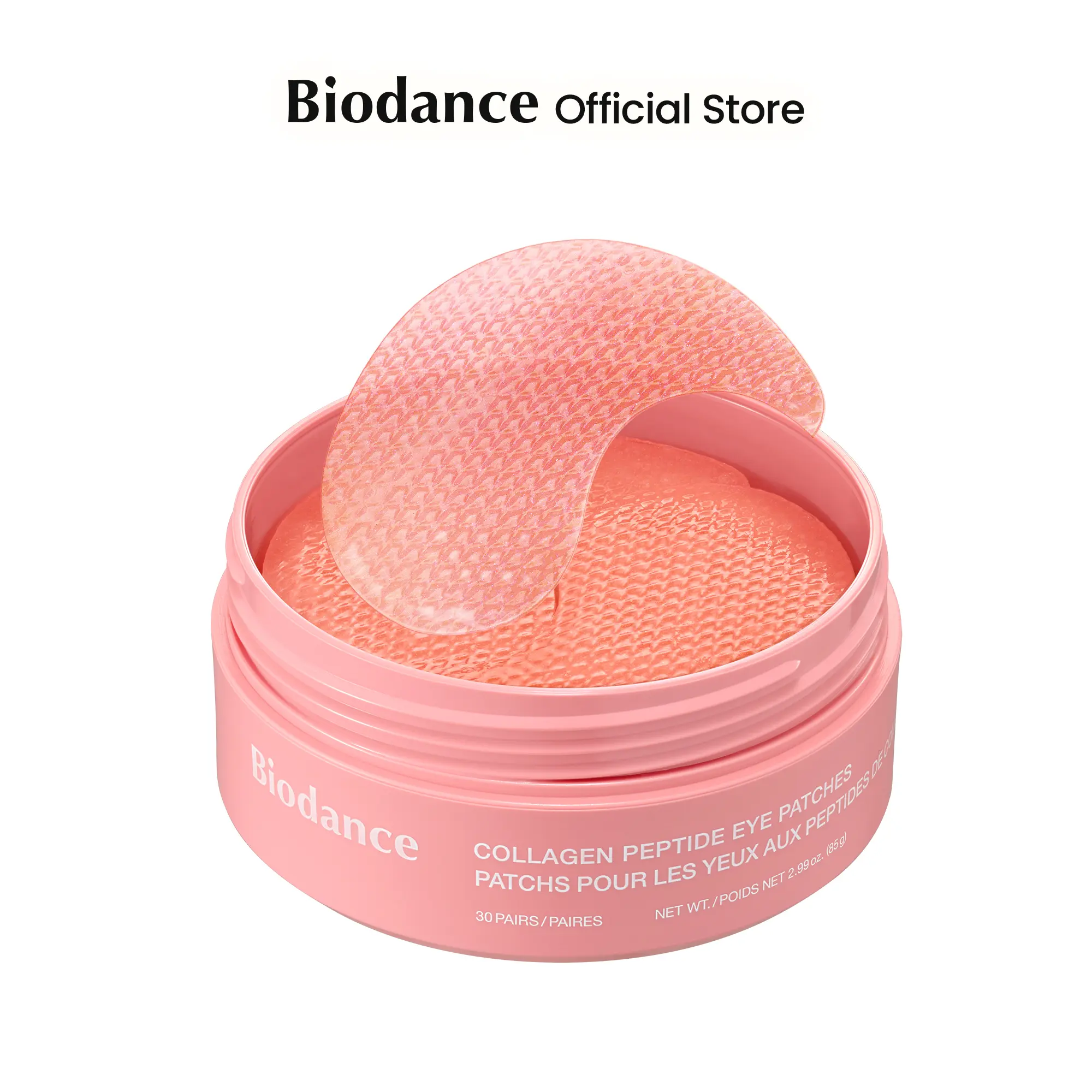 [Biodance Official] Viral BIODANCE Hydrogel Eye Patches (60ea) | Collagen Peptide for Wrinkles & Caviar PDRN for Dark Circles | Under Eye Mask Treatment for Puffy Eyes, Fine Lines & Even Skin Tone, Crow's feet