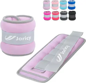 Ankle Weights A Pair of 1/2/3/4/6/8/10/12/20 LBS Wrist Leg Arm Weights for Women Men with Adjustable Straps, Strength weighted for Physical Therapy Running Walking Home Fitness Gym Workout
