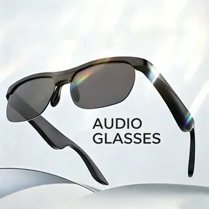NKRIYUL GL10 Black Audio Sunglasses for Casual Outdoor Use & Daily Commute