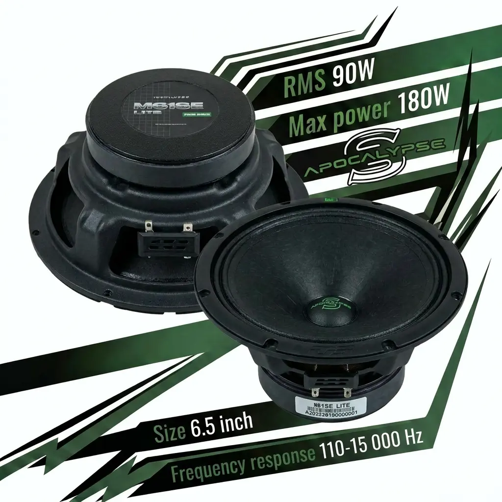 Apocalypse AP-M61SE Lite | 6.5" Mid-Range Speakers (Pair)