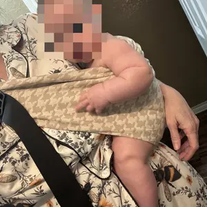 LUJIFO Check Baby Sling Carrier – Lightweight, Compact & Easy-to-Use Carrier with Front & Back Dual Adjustable Buckles, Fits Toddlers, Portable for Travel