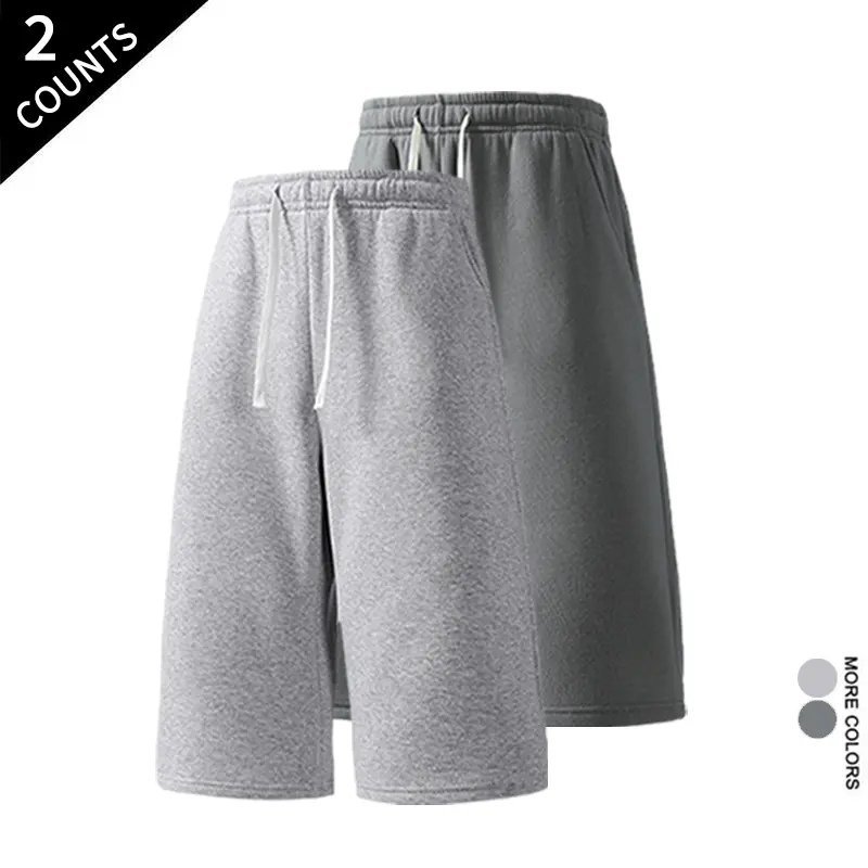 Men's 7-Inch Loose Sweat Shorts 2-Pack - Mens Clothing for Gym, Loungewear,clothes for back to school,first day of school outfits