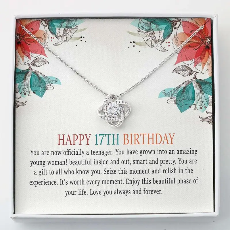 Daughter Necklace, Seventeen Birthday Necklace Custom Name 17Th Birthday Gift Girl Necklace For Birthday Lk, Friendship necklace, matching sets, BFF gifts, meaningful jewelry, best friend forever