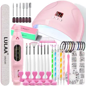 Manicure nail kit, nail tool kits, nail UV lamps, gel nail polish glue and drying machine, electric nail drills, nail brushes, nail painting pens, nail rhinestones, nail and foot care tools - essential tools for nail enthusiasts