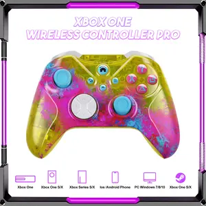 Wireless Controller Pro, Multi-Platform Gamepad for Xbox One/PC/Android/iOS with Turbo, Macro & Dual Vibration, Bluetooth/USB-C/WiFi Connectivity summerwins,summerwins