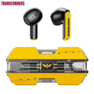 TRANSFORMERS TF-T01 True Wireless Earbuds Bluetooth 5.4 Headphones, Bluetooth Earbud in Ear with HD Mic, 60H Playtime Ear Buds, IPX5 Waterproof Earphones for Android iOS, Optimus Prime