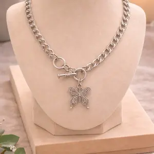 Chunky Butterfly Necklace