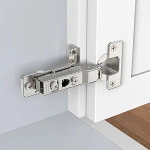 Frame Inset Cabinet Hinge(8 Pack 110?  Frame Insert Cabinet,Cabinet Door Hinge,Clip- Base,Soft Close,Silent Hinge, Adjustable Hinge for Kitchen Cabinets,Bookcases,Wardrobes