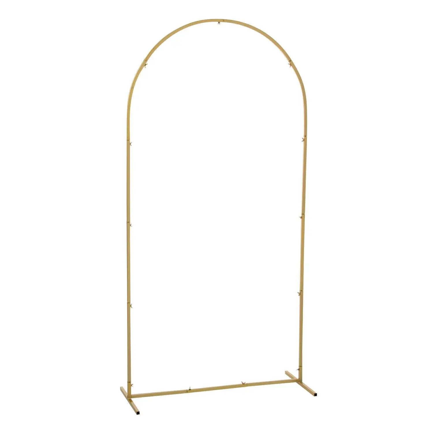 3 ft. x 6 ft. Arch Frame Gold-Plated Metal Frame