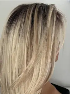 14 Inch Soft High-Light Blonde Straight Hair Wig, Density 150, Pre-Cut Baby Hair Lace Front, Daily Wear for Women