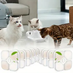 12 Pack Pet Fountain Filter Replacement,Cat Water Fountain Filter,Cat Fountain Filter Replacement Filters Compatible with Pet Water Fountain tools