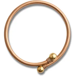 100% Pure Copper Anklet for Women and Men – Raw, Solid, Uncoated, Adjustable, Handcrafted Wellness Jewelry for Natural Healing and Everyday Elegance