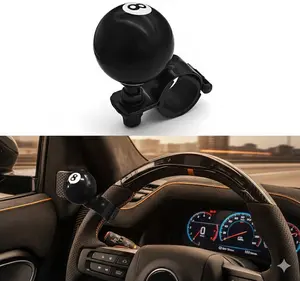 Universal Steering Wheel Suicide Knob 8 Ball Spinner for Easy One Hand Driving