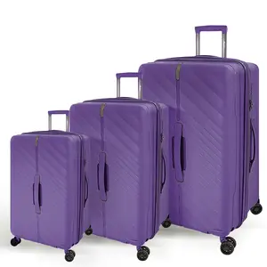 New York Xpress 3-Piece Expandable Luggage Set, Hard Shell Suitcases with Wheels & TSA Lock | 20”, 26”, 30” Sizes lightweight tsa lock