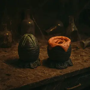 Alien Xenomorph Eggs Replicas, Sci-Fi Themed Home Decor & Collectibles, Unique Artistic Sculptures, Resin Figure & Statues for Fans