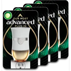 Advanced Plug In Scented Oil Warmer, Advanced Gadget, Home Air Freshener (Pack of 4, Gadget Only, Refills Sold Separately)