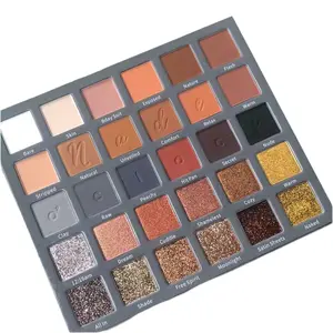 Nude O'Clock Eyeshadow Palette - Radiant Shimmer & Pigmented Makeup - Easy Blend Cosmetics for Everyday Use