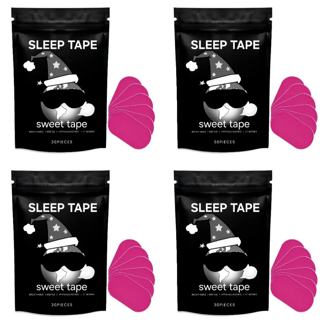 Pink Breathing Strips Mouth Tape, 120 Count Sleeping Accessories with Gentle Adhesion for Sleep & Sports - 4-Month Supply, Sleep Mouth Tape