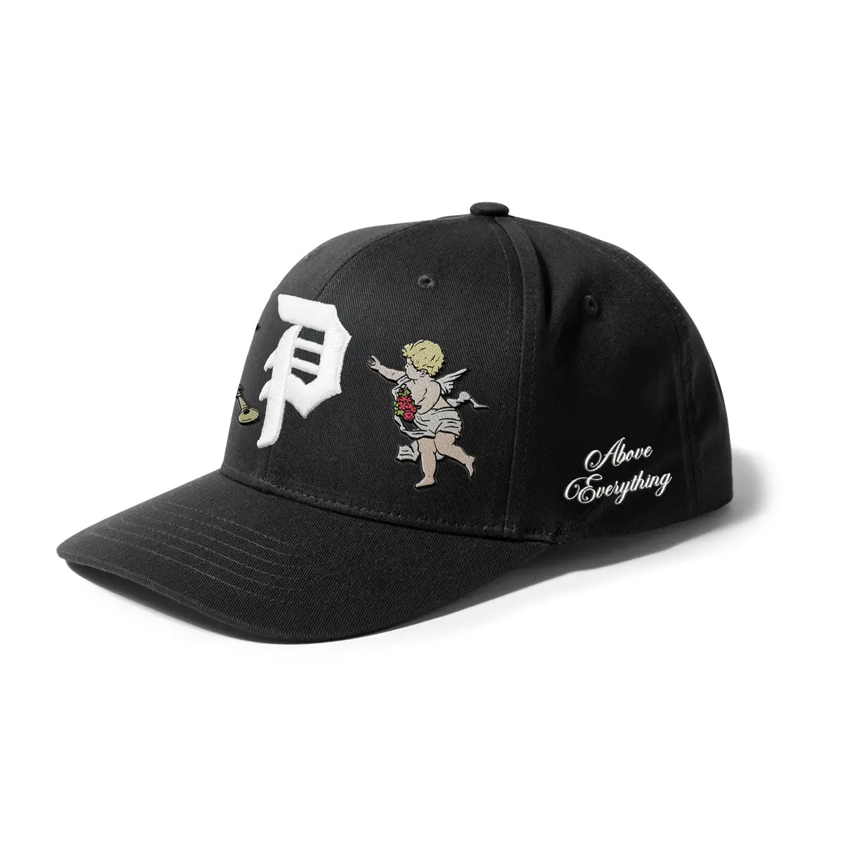 PRIMITIVE APPAREL Triumph A-Frame Hat, 100% Cotton Construction with a Structured Fit and Embroidered Artwork, Snapback Hat, A-Frame Fit, Casual Wear