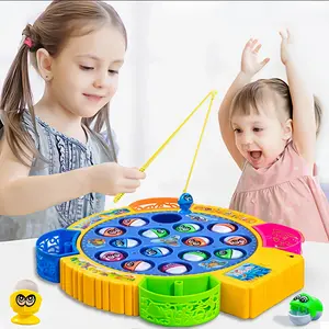 Kids Electric Fishing Toy  | 360° Rotating Fish Game + Dynamic Music, Educational Interactive, Water-Safe, For Boys & Girls