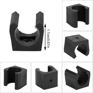 6 Pcs Portable Pool Cue Holder Single Wall Mount Organizer Billiards Cue Rack