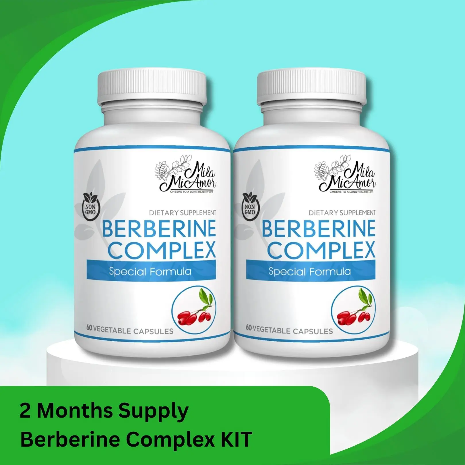 Berberine Complex Kit - 2 Month Bundle Berberine Complex Kit - 2 Month Bundle