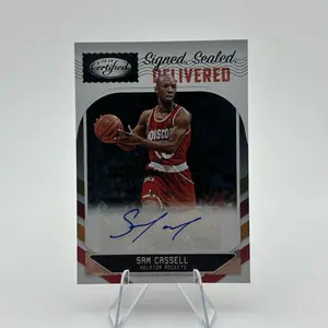 SAM CASSELL 2018-19 Panini Certified Signed Sealed Delivered Autograph Auto #/99