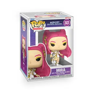 Funko POP KPop Demon Hunters - Mira (What It Sounds Like) Vinyl Figure with Epic Collectibles Premium Box Protector Included