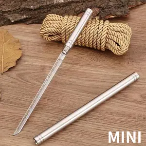 Stainless Steel Meat Knife 1 Piece Set with Blade and Handle, Durable Steak Knife, 1 Count Sheath, Thickened for Various Kitchen Uses Cutting Utensils