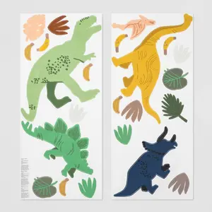 Pillowfort Dinosaur 39"x34.5" (23 pcs) Peel and Stick Wall Decals Kids