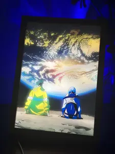 Cyberpunk Edgerunners LED Painting Light Artwork Night Light -Vertical version