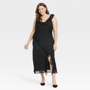 Women's Ruffle Slip Dress - A New Day