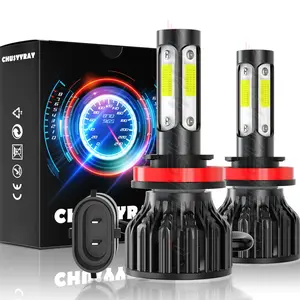 For Toyota Tacoma 2016 2017 2018 2019 2020 2021 2022 2023 2pc H11 LED Headlight High Low Beam Bulbs 6000K