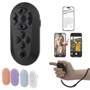Bluetooth Remote for TikTok Scrolling, Page Turning, Volume Control & Camera Shutter | Hands-Free Phone Controller for iPhone & Android, 2026 Upgraded