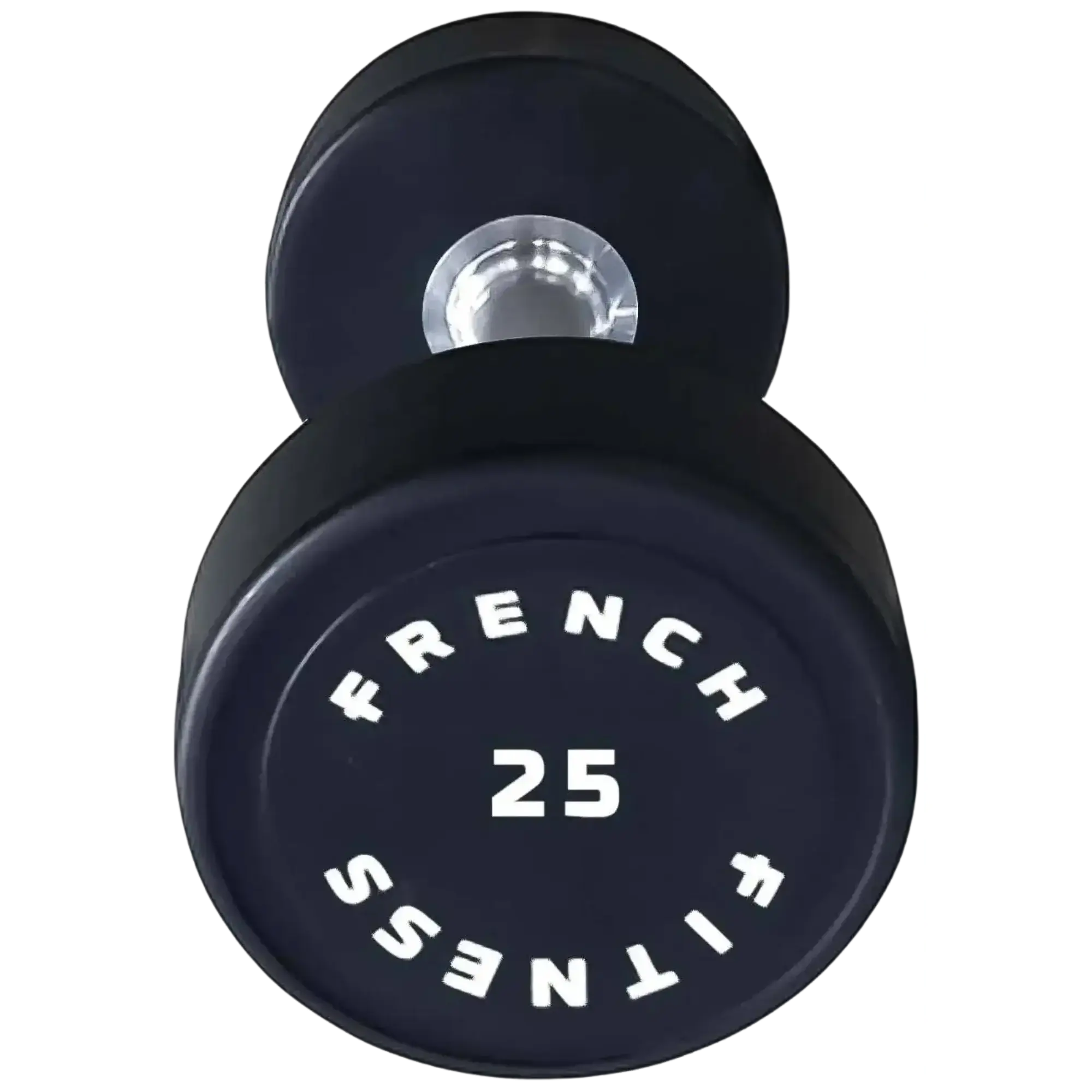 Pro-Style Urethane Dumbbell, 25 lbs Single Round Weight for Home Gyms, Durable and Odorless for Arm Strength Training, Weight Equipment, Home Gym Equipment